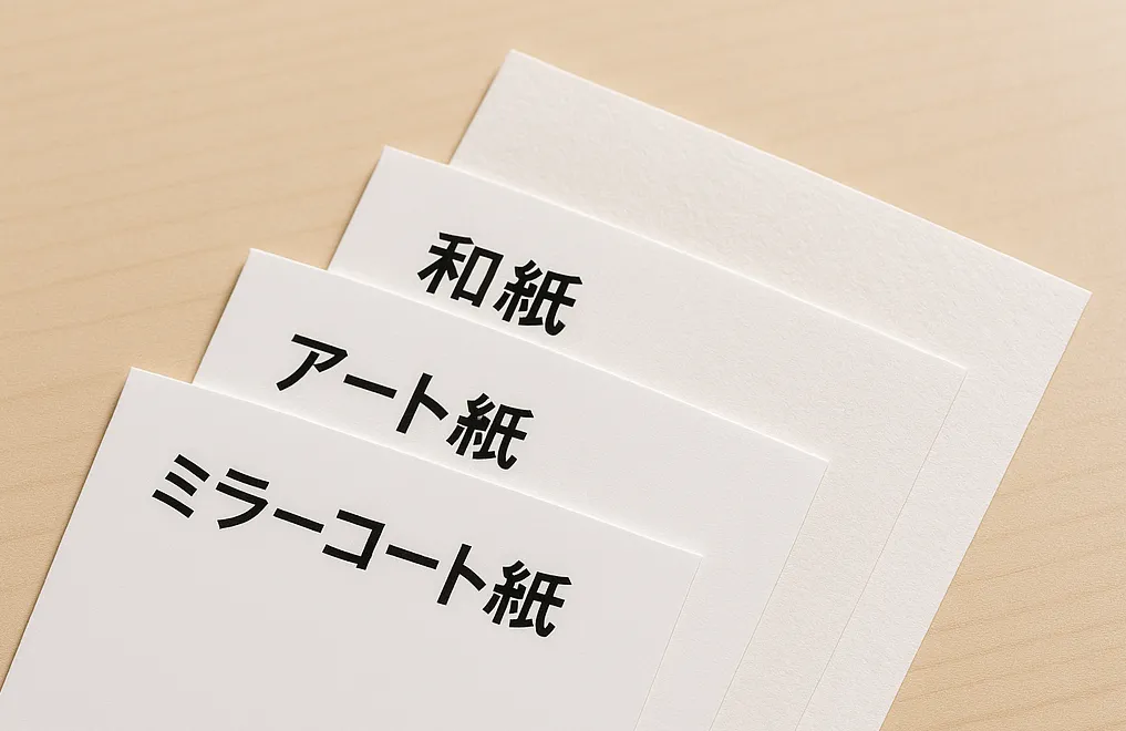 コンビニのマルチコピー機で印刷したシールのイメージ