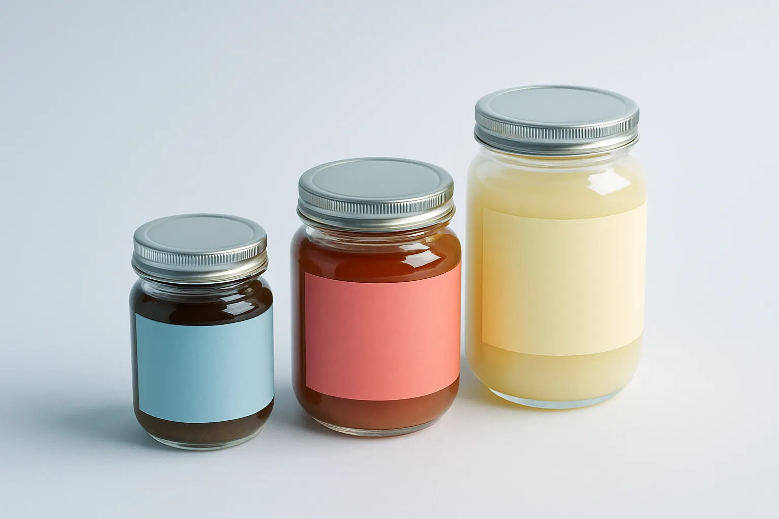 食品瓶ラベルのイメージ